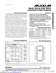 MAX510AEPE+ datasheet pdf MAXIM - Dallas Semiconductor
