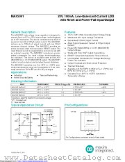 MAX5091AATA+T datasheet pdf MAXIM - Dallas Semiconductor