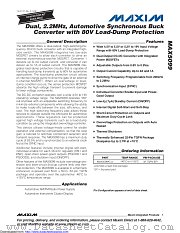 MAX5099ATJ+ datasheet pdf MAXIM - Dallas Semiconductor