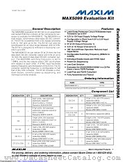 MAX5099EVKIT datasheet pdf MAXIM - Dallas Semiconductor