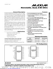 MAX5106EEE+ datasheet pdf MAXIM - Dallas Semiconductor