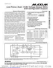 MAX5152BEEE+T datasheet pdf MAXIM - Dallas Semiconductor