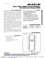 MAX5189BEEI+T datasheet pdf MAXIM - Dallas Semiconductor