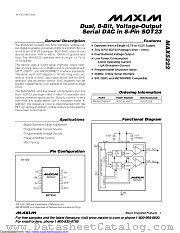 MAX5222EKA-TG05 datasheet pdf MAXIM - Dallas Semiconductor