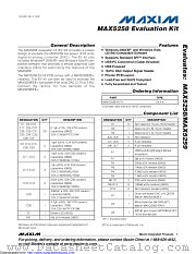 MAX5258EVKIT datasheet pdf MAXIM - Dallas Semiconductor