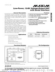 MAX5302CUA+T datasheet pdf MAXIM - Dallas Semiconductor