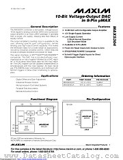 MAX5304CUA+T datasheet pdf MAXIM - Dallas Semiconductor