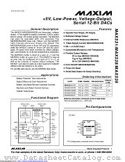 MAX531AESD+ datasheet pdf MAXIM - Dallas Semiconductor