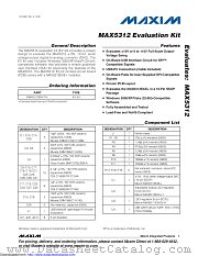 MAX5312EVKIT datasheet pdf MAXIM - Dallas Semiconductor
