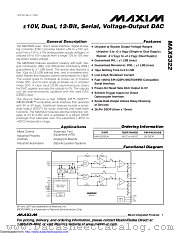 MAX5322EAI+ datasheet pdf MAXIM - Dallas Semiconductor