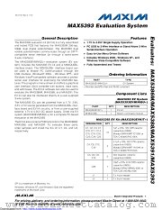 MAX5393EVMINIQU+ datasheet pdf MAXIM - Dallas Semiconductor