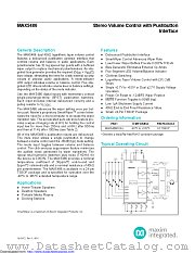 MAX5486EUG+T datasheet pdf MAXIM - Dallas Semiconductor