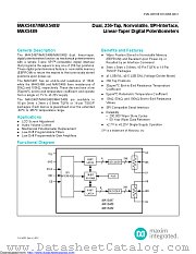 MAX5487ETE+C9E datasheet pdf MAXIM - Dallas Semiconductor