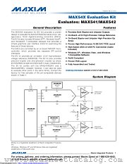MAX54XEVKIT datasheet pdf MAXIM - Dallas Semiconductor