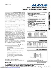 MAX5525ETC+T datasheet pdf MAXIM - Dallas Semiconductor