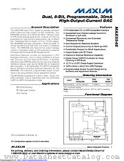 MAX5548ETE#G16 datasheet pdf MAXIM - Dallas Semiconductor