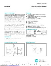 MAX5556ESA+G0F datasheet pdf MAXIM - Dallas Semiconductor