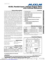 MAX5652 datasheet pdf MAXIM - Dallas Semiconductor