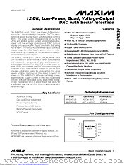 MAX5742AUB-T datasheet pdf MAXIM - Dallas Semiconductor