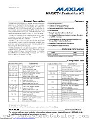 MAX5774EVKIT datasheet pdf MAXIM - Dallas Semiconductor