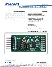 MAX5825PMB1 datasheet pdf MAXIM - Dallas Semiconductor