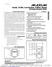MAX5842LEUB+ datasheet pdf MAXIM - Dallas Semiconductor