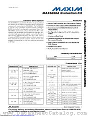 MAX5858AEVKIT datasheet pdf MAXIM - Dallas Semiconductor
