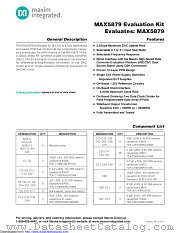 MAX5879EVKIT# datasheet pdf MAXIM - Dallas Semiconductor