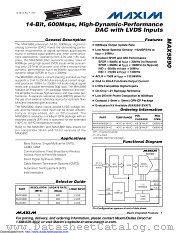 MAX5890EGK+D datasheet pdf MAXIM - Dallas Semiconductor