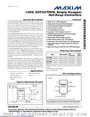MAX5900AAETT+T datasheet pdf MAXIM - Dallas Semiconductor