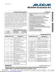 MAX5944EVKIT datasheet pdf MAXIM - Dallas Semiconductor