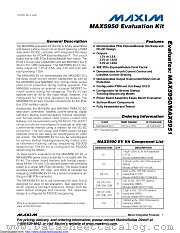MAX5950EVKIT datasheet pdf MAXIM - Dallas Semiconductor