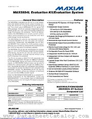 MAX5954LEVKIT datasheet pdf MAXIM - Dallas Semiconductor