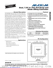 MAX5963UTL+ datasheet pdf MAXIM - Dallas Semiconductor