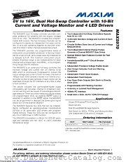 MAX5970ETX+ datasheet pdf MAXIM - Dallas Semiconductor