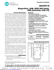 MAX5971BETI+T datasheet pdf MAXIM - Dallas Semiconductor