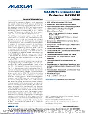 MAX5971BEVKIT+ datasheet pdf MAXIM - Dallas Semiconductor