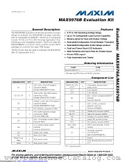 MAX5976BEVKIT+ datasheet pdf MAXIM - Dallas Semiconductor