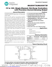 MAX5977A datasheet pdf MAXIM - Dallas Semiconductor