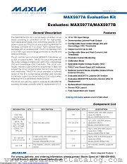 MAX5977AEVKIT# datasheet pdf MAXIM - Dallas Semiconductor