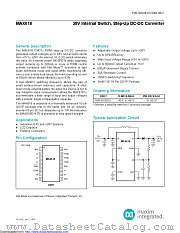 MAX618EEE+ datasheet pdf MAXIM - Dallas Semiconductor