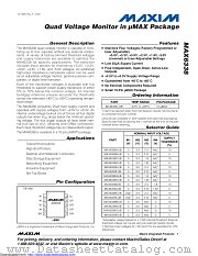 MAX6338LUB/GG8 datasheet pdf MAXIM - Dallas Semiconductor