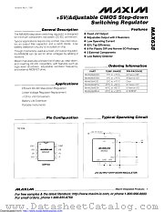 MAX638BMJA datasheet pdf MAXIM - Dallas Semiconductor