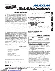 MAX6471TA25AD3+T datasheet pdf MAXIM - Dallas Semiconductor
