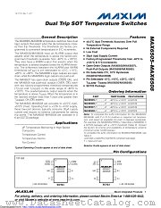 MAX6505UTP025+T datasheet pdf MAXIM - Dallas Semiconductor