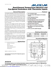 MAX6616AEG+ datasheet pdf MAXIM - Dallas Semiconductor