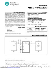 MAX6618AUB+G126 datasheet pdf MAXIM - Dallas Semiconductor