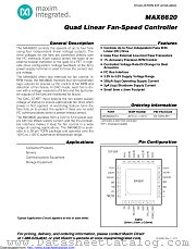 MAX6620ATI+ datasheet pdf MAXIM - Dallas Semiconductor