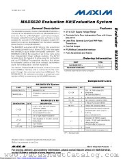 MAX6620EVKIT datasheet pdf MAXIM - Dallas Semiconductor
