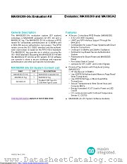 MAX66300-24XEVKIT datasheet pdf MAXIM - Dallas Semiconductor